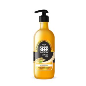 Park Avenue Beer shampoo For Damaged hair (650ml) | Paraben Free | For Damage Fee Hair| Crafted with Natural Beer