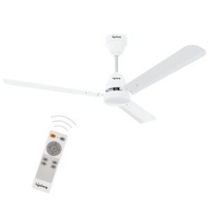 Lifelong 1200mm BLDC Ceiling Fan for Home (48 Inch) – 35 Watt Smart Fan with 350 RPM High Speed – Up to 60% Energy Saving 5-Star Rated Noiseless Fan – Remote Control Fans for Home Ceiling (LLCFBL901)