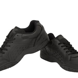 Nivia School Shoe for Kids/Durable/Anti-Skid/MESH with Superlight Lightweight Formal Shoe- SIZE-11 (Black)