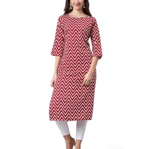 LookMark Women Crepe Regular Kurti