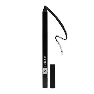SUGAR Cosmetics Stroke Of Genius Heavy-Duty Kohl with Sharpner | Long Lasting, Smudge Proof & Waterproof Kajal Pencil | Matte Finish | 1.2gm – 05 Black Magic