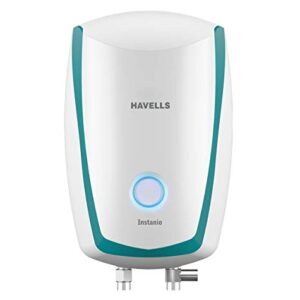 Havells Instanio 1-Litre 3KW Instant Water Heater (Geyser), White Blue, Wall Mounting