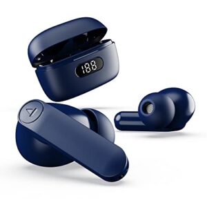 boAt Airdopes 121 PRO in Ear TWS Earbuds Signature Sound, Quad Mic ENx, Low Latency Mode for Gaming, 50H Playtime, IWP, IPX4, Battery Indicator Screen(Royal Blue)