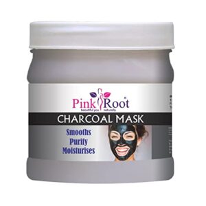 Pink Root Charcoal Mask 500gm With Neem Cream 500gm