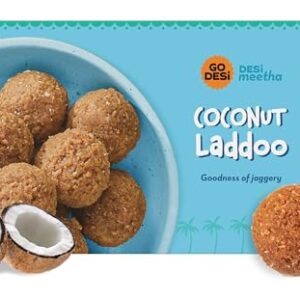 GO DESi Coconut Ladoo, 300 grams, Laddu, Laddoo, Rakhi Gift for Sister and Brother, Indian Sweets, Mithai Gift