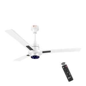 Orient Electric’s 1200mm I Tome Plus| BLDC energy saving ceiling fan | BEE 5-star rated | Ceiling fan with LED lights | Saves up to 50% on electricity bills | 3-year warranty | White, pack of 1