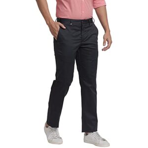 Park Avenue Black Trouser (Size: 40)-PMTA07069-K9