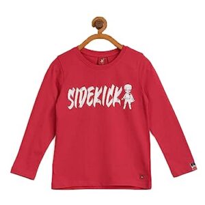 H by Hamleys Boy’s Graphic Regular Fit T-Shirt (AW21MM1033- Red