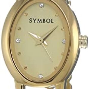 Amazon Brand – Symbol Women Stainless Steel Spring-Summer’21 Analog Ivory Dial Watch-Az-Syw-Ss21A-04A, Band Color-Gold