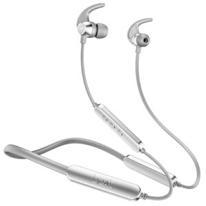 boAt Rockerz 255 Pro+ w/Upto 60 Hours Playback, ASAP Charge(10 Mins=20 Hours), Hearables App Support, Google Fast Pair, Dual Pairing & Bluetooth v5.2, IPX7, in Ear Neckband(Moon White)
