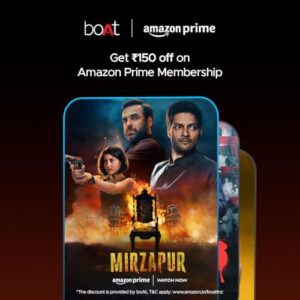 boAt Rockerz 255 Pro+ w/Upto 60 Hours Playback, ASAP Charge(10 Mins=20 Hours), Hearables App Support, Google Fast Pair, Dual Pairing & Bluetooth v5.2, IPX7, in Ear Neckband(Moon White)