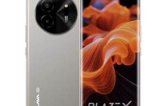 Lava Blaze X 5G – Titanium Grey (6GB RAM | 128GB Storage) – Segment First 5G Curved AMOLED Display* | 64MP Sony Sensor Camera | Upto 12GB Expandable RAM | Latest MediaTek 5G Processor