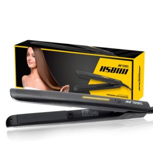 Ant Esports HSB1111 Hair Straightener | Ceramic Coated Plates | Quick Heating for Straightening & Curler Styling | Travel-Friendly Straightener for Women | All Hair Types