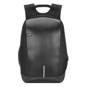amazon basics 32L Anti Theft Backpack with USB Charging Port 15 Inch Laptop Backpack Black