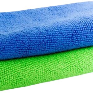 Signoraware Glowmax Double Sided Microfiber Heavy Towel 800GSM 40cm*40cm, Set of 2, Multicolour, Standard, SG_6710S2_Multicolour