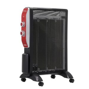 Havells Room Heater 1500W Pacifio Mica| Micathermic Technology for Rapid & Instant Heating | Silent Operation, Comfortable Breathing & Anti Dryness| 2 Heat Setting | 2 Year Warranty| Black & Rose Gold