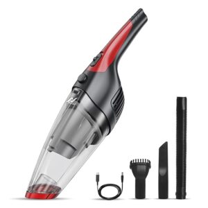 NexLev Cordless Wet & Dry Vacuum Cleaner|For Home Car & Office Use|3 Attachments |HEPA to capture dust | 4000 mAh Battery|Quick Cleaning of Desk, Coffee tea or Water Spill | Compact & Portable | VC-05