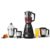 Prestige Iris Plus 750 W Mixer Grinder With 4 Jars (3 Stainless Steel Jars+ 1 Juicer Jar) 4 Super Efficient Stainless Blades 2 Years Warranty Black, 750 watts