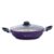 Wonderchef Valencia Non-Stick Kadhai with Glass Lid | Cool Touch Bakelite Handles | Pure Grade Aluminium| PFOA Free|2 litres Capacity | Size 24 cm Kadai | 1 Year Warranty | Purple