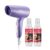 Livon Damage Protect Serum For Women & Men, Protection Up To 250°C & 2X Less Hair Breakage, 100 ml (Pack of 2) With Syska Hair Dryer