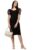 SIRIL Women’s Lycra Black One Piece Dresses |Knee-Length Dress | Bodycon Western Dress for Women| Girl’s Short Dress