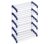 Ebee 10 Pair Metal Shoe Stand (Blue, 5 Shelves)