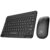 Ant Esports WKM11 Wireless Keyboard and Mouse Combo, Ultra Compact Slim Keyboard and Ergonomic Mouse for Desktop/PC/Laptop/Tablets and Windows 10/8/7, Build in Rechargeable Battery – Black