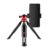 amazon basics Portable & Flexible Mini Tripod with Mobile Holder & 360 Degree Ball Head | for Smart Phones, Compact Cameras, Gopro,Black