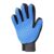 ATEVON TrueTouch Deshedding Glove: 5-Finger Precision for Gentle and Effective Pet Grooming (1 Pc)