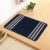 BEDSPUN Nylon 37 cm X 57 cm Stripes Floor Mat for Home Entrance & Kitchen (Navy Blue)