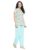 Clovia Women’s Cotton Printed Button Me Up Shirt & Pyjama Set