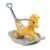 Webby Musical 2 in 1 Horse Rocker Cum Rider-Kids Ride On Push Car with Parent Control Toy Toddler Baby Toy 1-4 Years Old Indoors and Outdoors Kids Suitable for Boys & Girls (Yellow