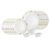 Cello Opalware Dazzle Secret Garden Dinner Set, 18Pcs, White
