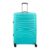 Skybags Paratrip Large Size Hard Luggage (79 cm) | Polypropylene Luggage Trolley with 8 Wheels and Anti Theft Zipper | Turquoise|