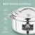 Paras Homeware Hot Server Steel Casserole|Food Grade | Easy to Carry | Easy to Store For Rice, Gravy, Curry|3500ml