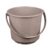 Kuber Industries Bucket | Plastic Bucket for Mopping | Bucket for Cleaning | Storage Container Bucket | Water Storage Bucket | Bathroom Bucket | Plain Bucket | 5 LTR | Brown