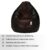 Amazon Brand – Solimo Xxxl Bean Bag Filled With Beans (Black And Brown)(Faux Leather)