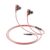 amazon basics in-Ear Wired Earphones with 9 mm Dual Drivers, in-Line Mic, Powerful Bass, Noise Isolation, 3.5 mm Audio Jack (Black and Red)