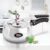 Milton Pro Cook Curve 3 Litres Pressure Cooker with Inner Lid, Aluminium, Non Induction Bottom, Handi Cooker, Silver, BIS Certified, 5 Years Warranty