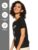 Amazon Brand – Eden & Ivy Women’s Solid Regular T-Shirt (Pack of 2) (ENISS22WTE501_Grey & Black XS