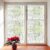 WISDOM StaticCling Frosted Glass Window Film, Bathroom Window Clings Removable Sun Blocking Vinyl Window Stickers for Door Home Office, Non Adhesive (24 by 66inches, Frosted Plus Mines