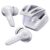 boAt Airdopes 190 TWS Earbuds with Beast™ Mode(50ms) for Gaming, 40H Playtime, Breathing LEDs, Quad Mics ENx™ Tech, ASAP™ Charge & BTv5.3(White Sabre)