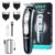 VGR Professional Men’s Hair Clippers, Electric Rechargeable Cutting Kit Beard Trimmer Cordless Low Noise Shaver Kids Adult Daily Travel Use with Guide Combs Brush USB Cord, Multicolor