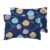 BSB HOME Present Designer Printed Cotton 160 TC Standard | Regular | King Size Pillow Cover Set of 2 Piece (18×28 Inches, Blue and White)