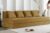 Rosebell Lightweight Easy Four-Person Sofa Cum Bed Jute Fabric- Washable Cover- Including Cushion – Size 6′ X 6′ Ft | Color – Golden | Perfect for Home & Office for Guests